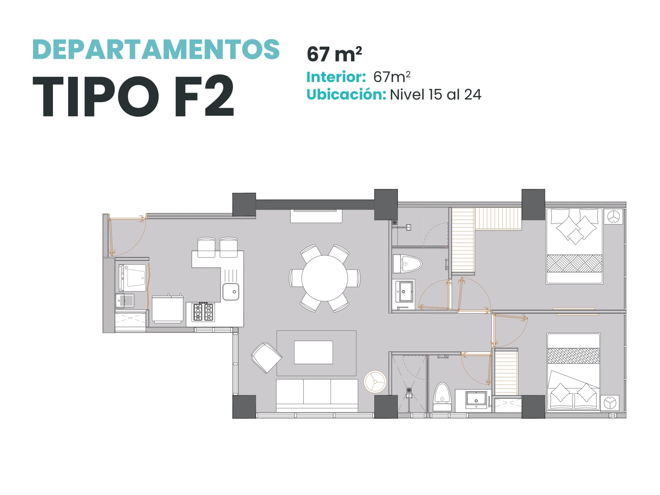 Departamento tipo F2